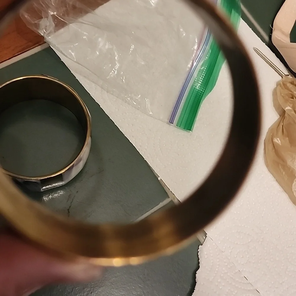 Vintage Abalone/‎ shell bangle set